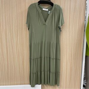 Lucky Brand green dress size large